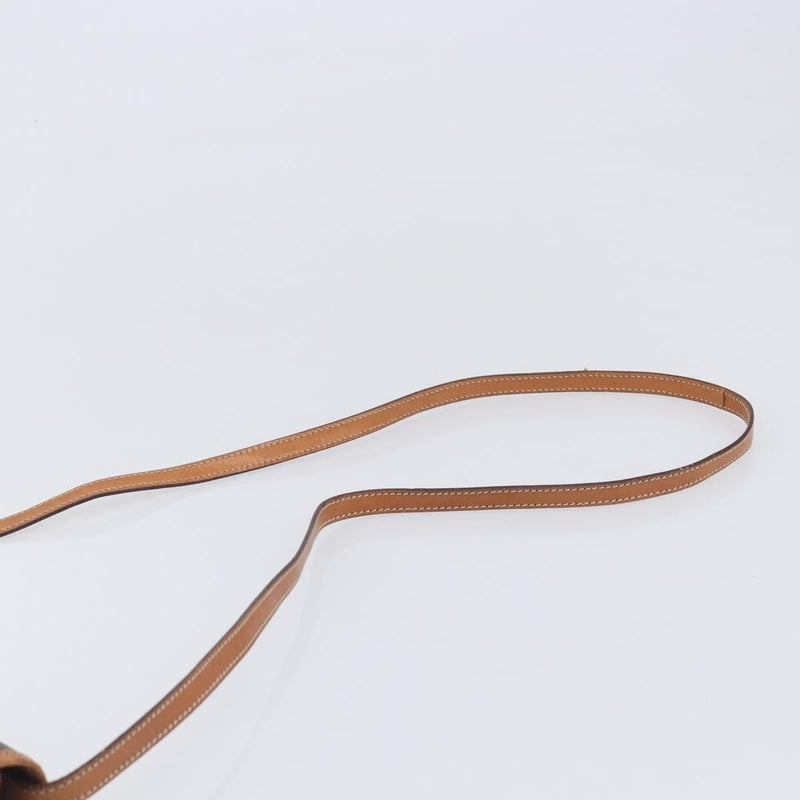 Celine Macadam Shoulder Canvas Brown Bag