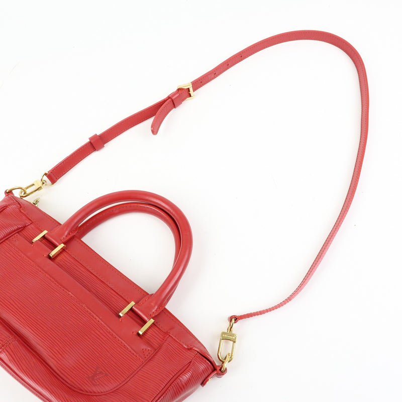 Louis Vuitton Dhanura Epi Leather Red Bag