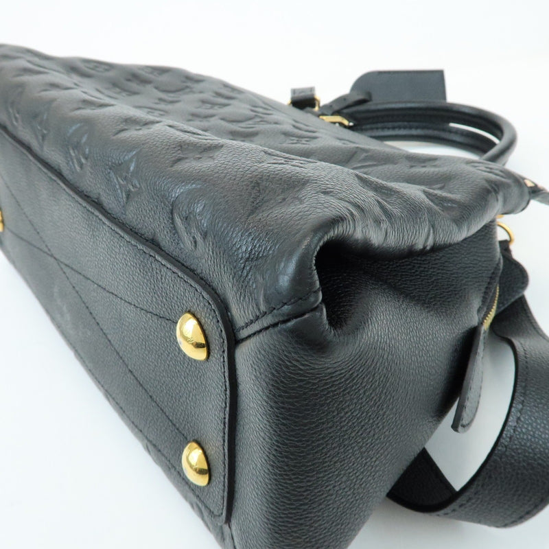 Louis Vuitton Vosges Whipstitch Monogram Empreinte Leather Black Bag
