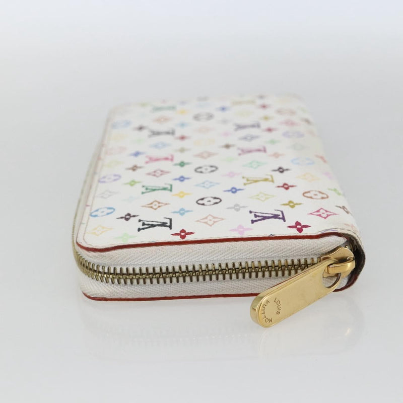 Louis Vuitton Zippy Wallet Nm Murakami Multicolor White Multicolour Canvas