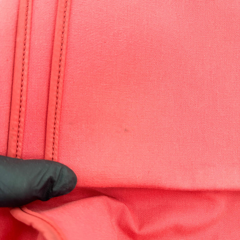 Hermes Herbag Toile And Leather Pink Canvas Bag