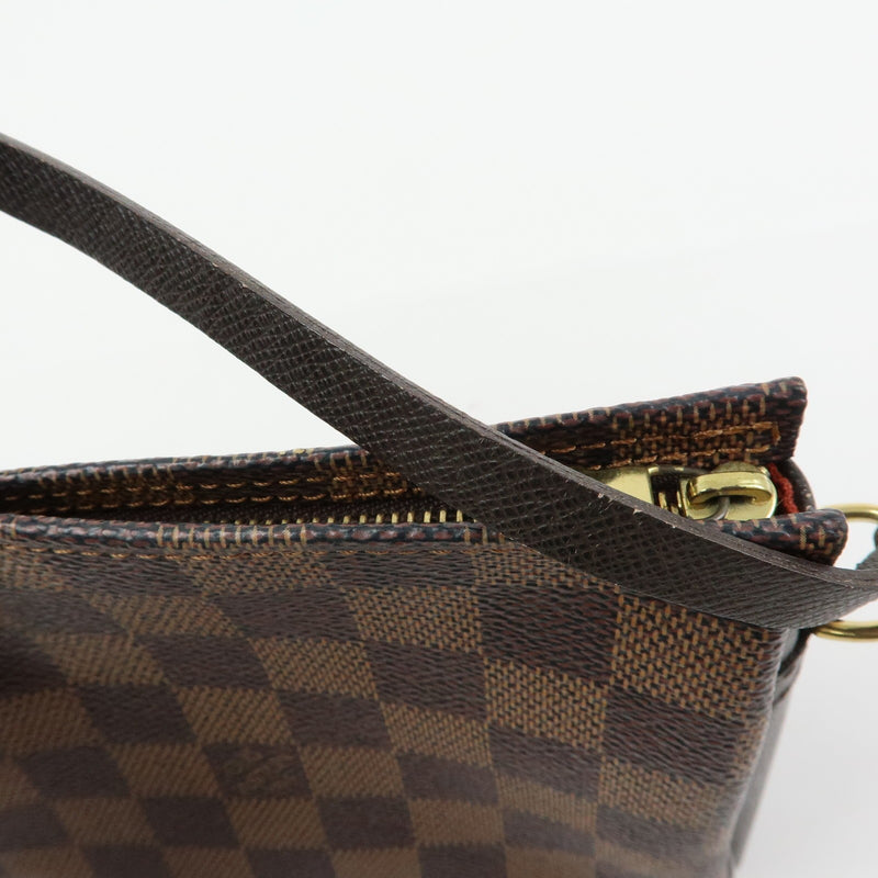 Louis Vuitton Trousse Make Up Damier Brown Canvas Bag