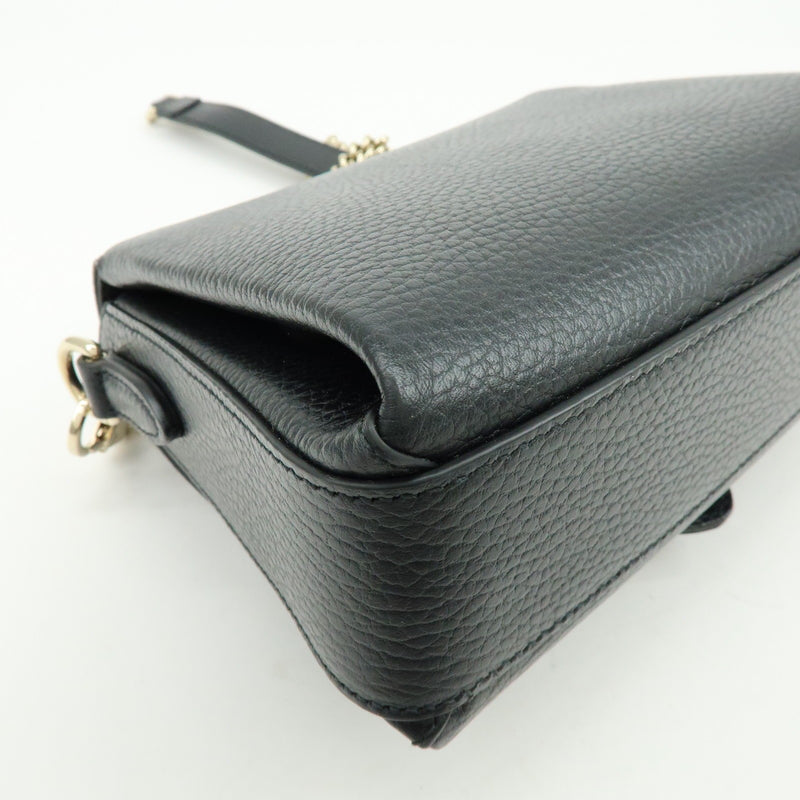 Gucci Interlocking Leather Black Bag