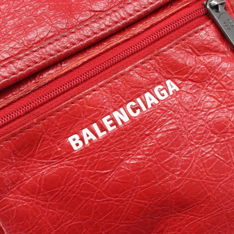Balenciaga Explorer Leather Red Bag