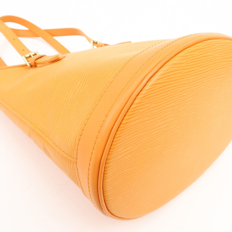 Louis Vuitton Petit Bucket Epi Leather Orange Bag