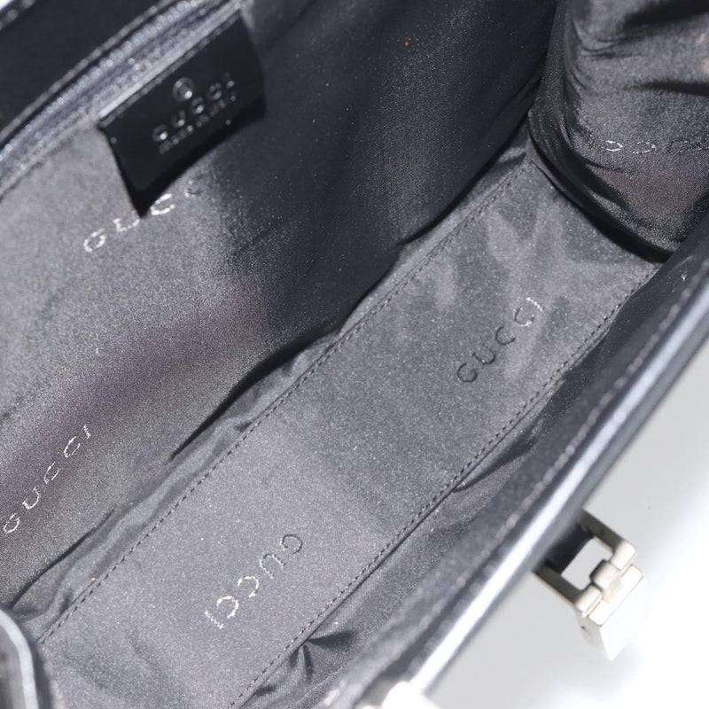 Gucci Jackie Gg Canvas Black Bag