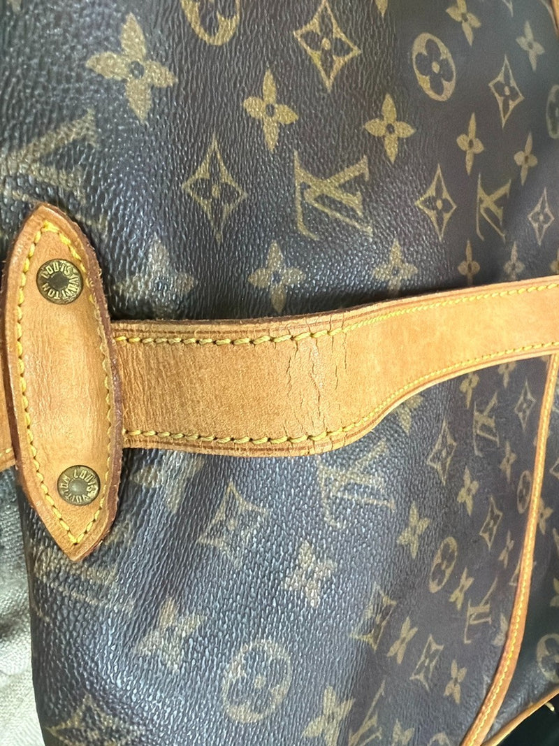 Louis Vuitton Saumur Monogram Canvas Brown Bag