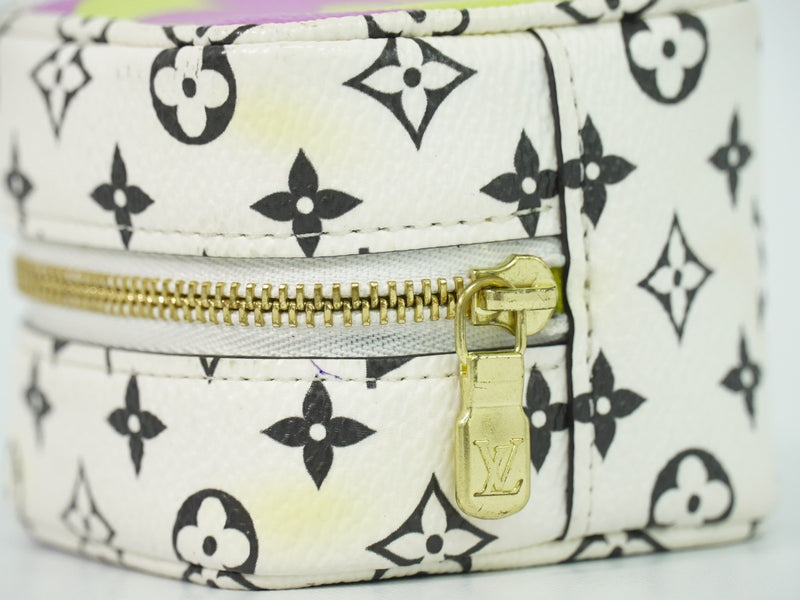 Louis Vuitton Cube Coin Purse Limited Edition Colored Monogram Giant Multicolour Canvas Bag