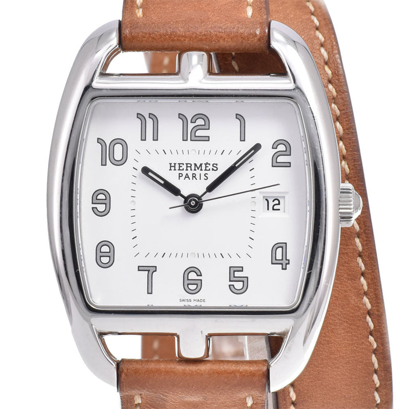 Hermes Cape Cod Quartz Stainless Steel And Leather Watches