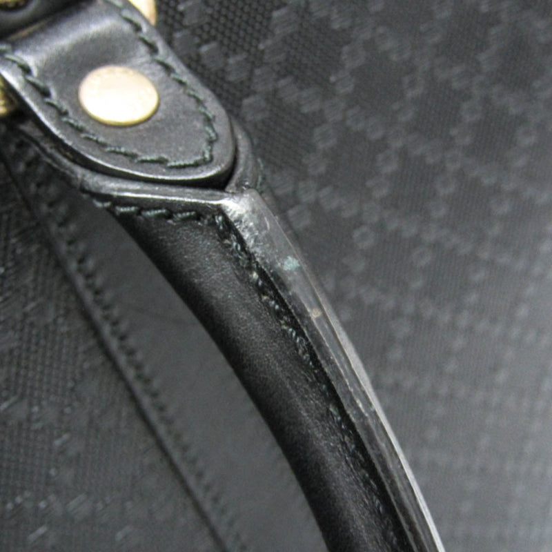 Gucci Bright Convertible Diamante Leather Black Bag