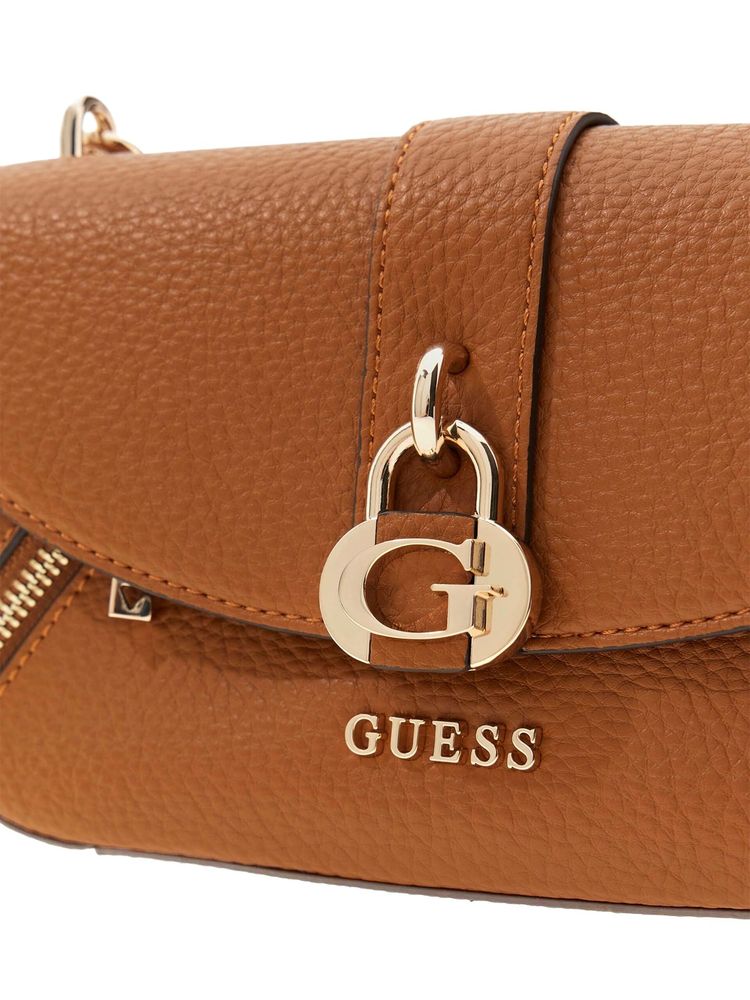 Guess Crossbody Bag — Caramel Polyurethane