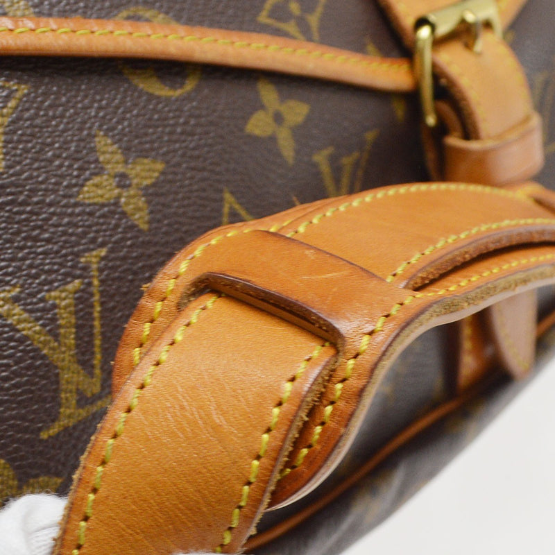Louis Vuitton Saumur Monogram Canvas Brown Bag