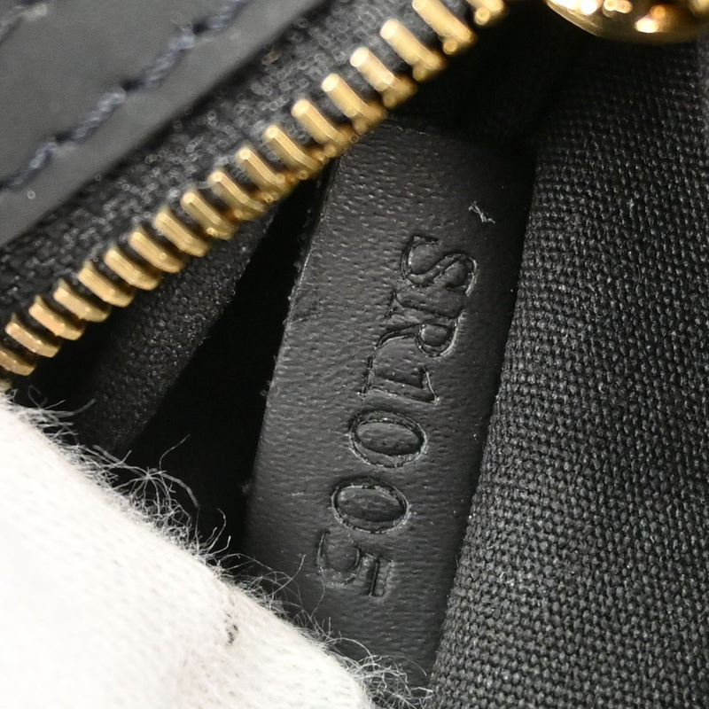 Louis Vuitton Lucille Mini Lin Black Canvas Bag