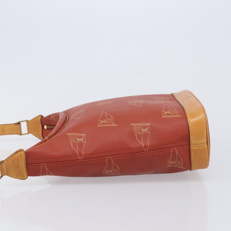 Louis Vuitton Cup Le Touquet Canvas Red Bag