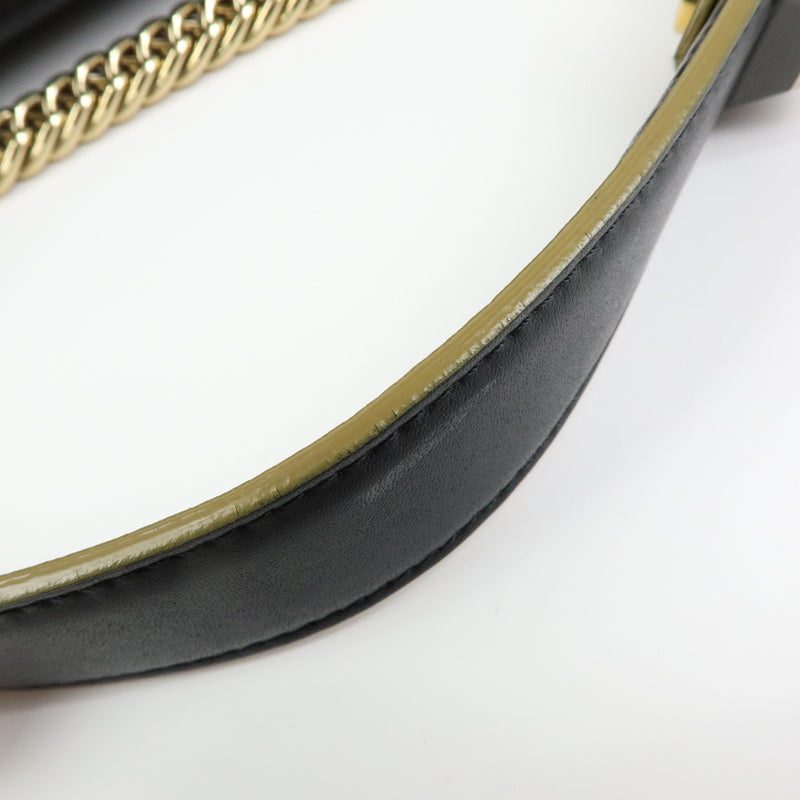 Fendi Kan I Leather Black Bag
