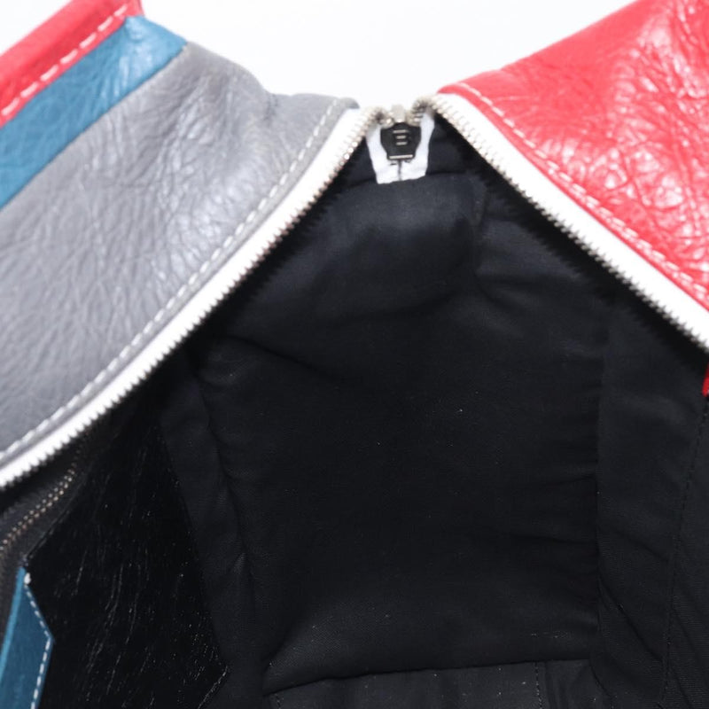 Balenciaga Bazar Striped Leather Multicolour Bag