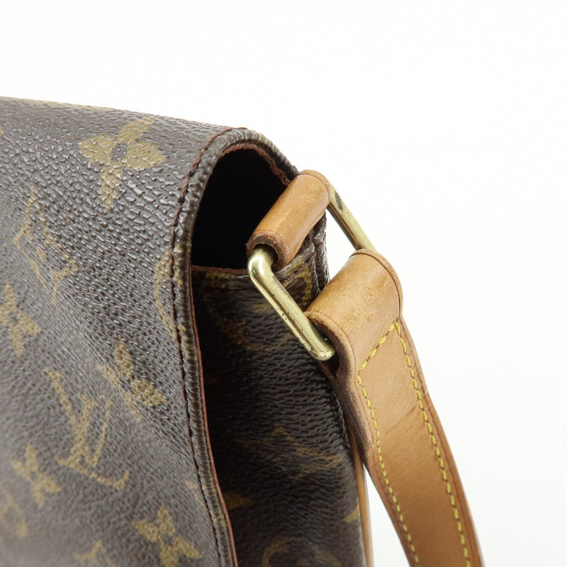 Louis Vuitton Musette Tango Monogram Canvas Brown Bag
