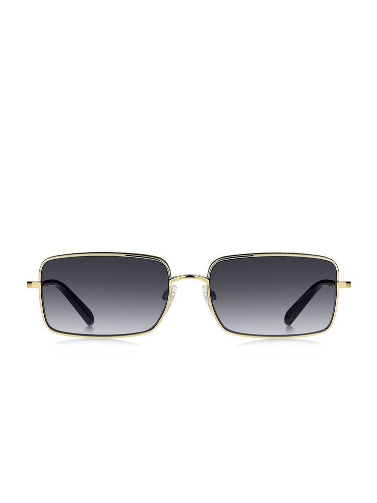 Marc Jacobs Metal Rectangle Sunglasses — Gold
