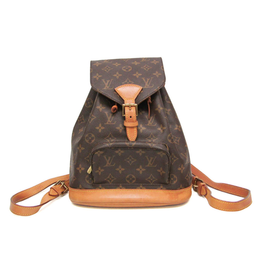 Louis Vuitton Vintage Montsouris Monogram Canvas Brown Bag