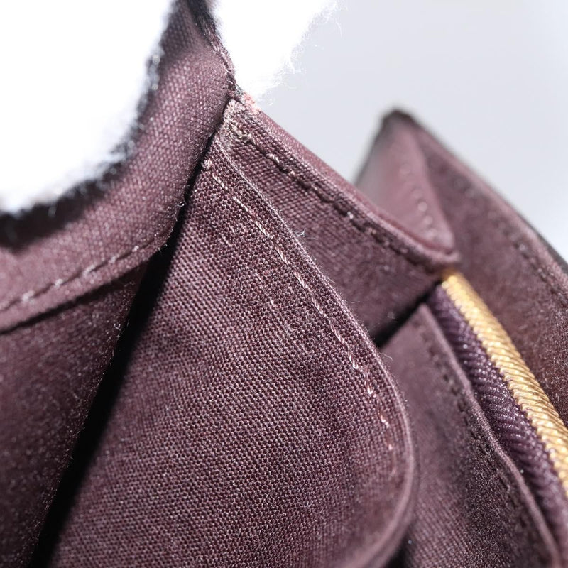 Louis Vuitton Bel Air Pochette Monogram Vernis Burgundy Patent_leather Bag