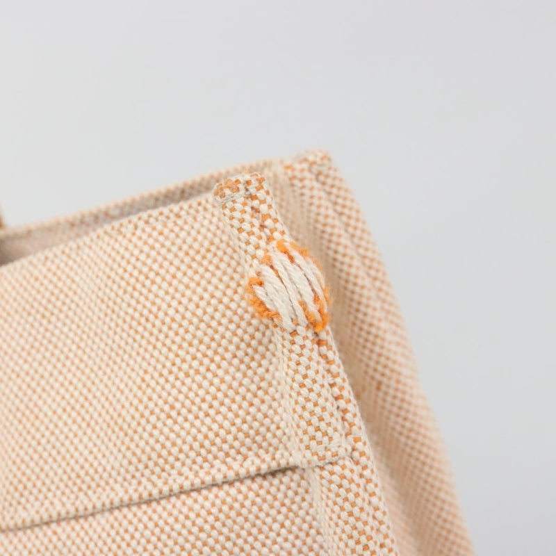 Hermes Fourre Tout Toile Orange Canvas Bag