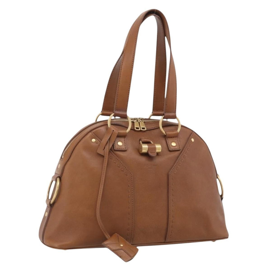 Saint Laurent Muse Leather Brown Bag