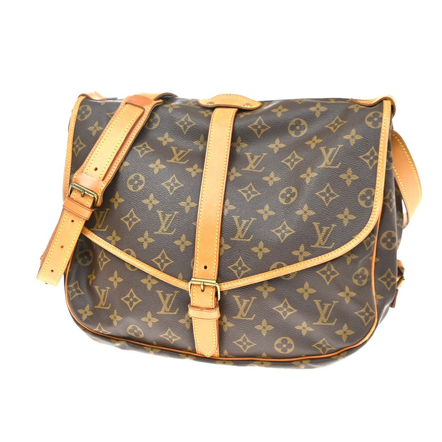 Louis Vuitton Saumur Monogram Canvas Brown Bag