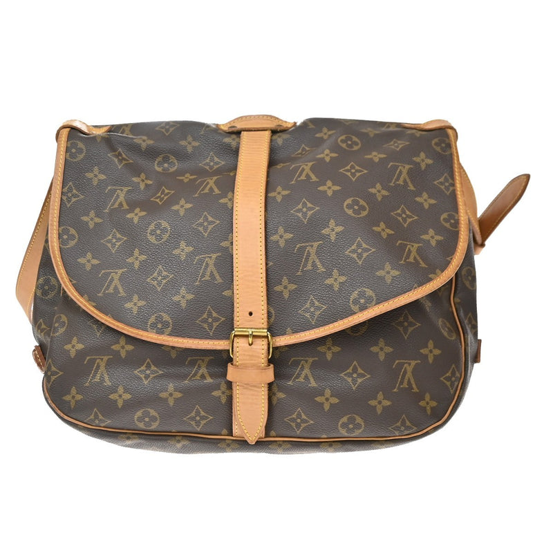 Louis Vuitton Saumur Monogram Canvas Brown Bag