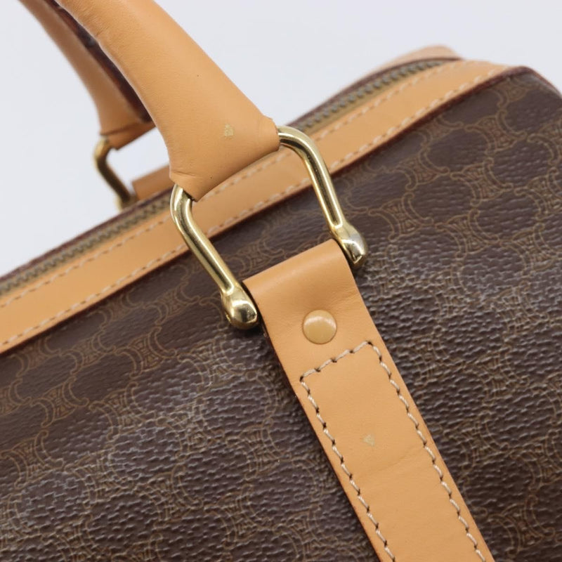 Celine Handbag Canvas Brown Bag
