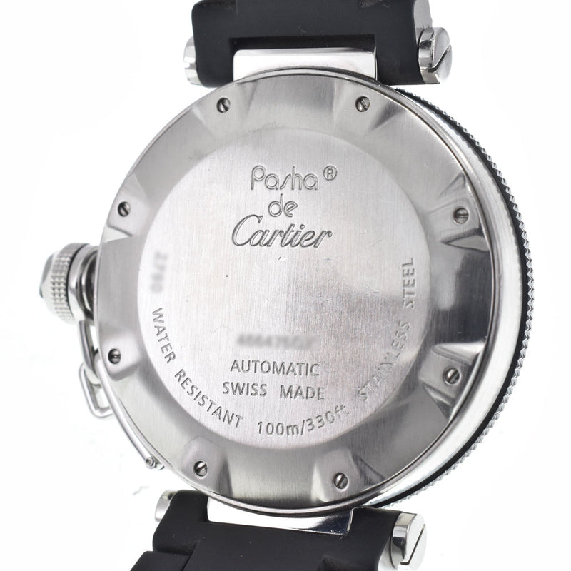 Cartier Pasha Seatimer Automatic Stainless Steel And Rubber Watches