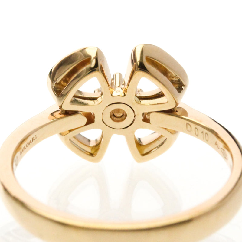 Bvlgari Fiorever 18k White Gold And Pave Diamonds Pink_gold Bijoux