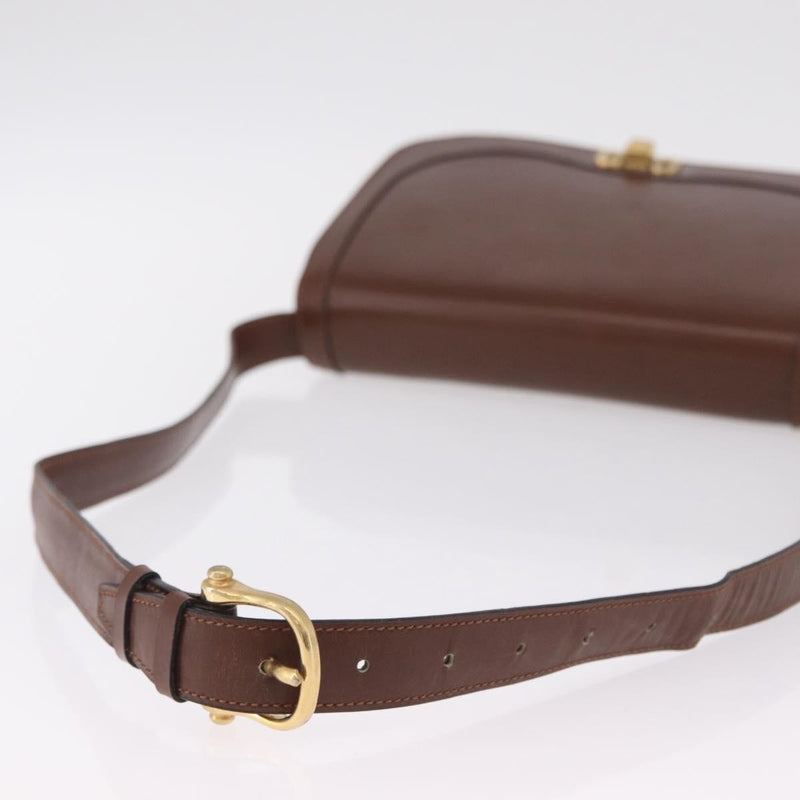 Celine Triomphe Leather Brown Bag