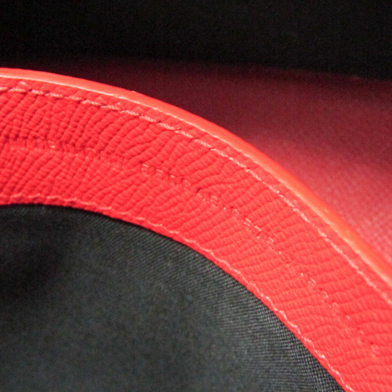 Balenciaga Logo Ville Leather Red Bag