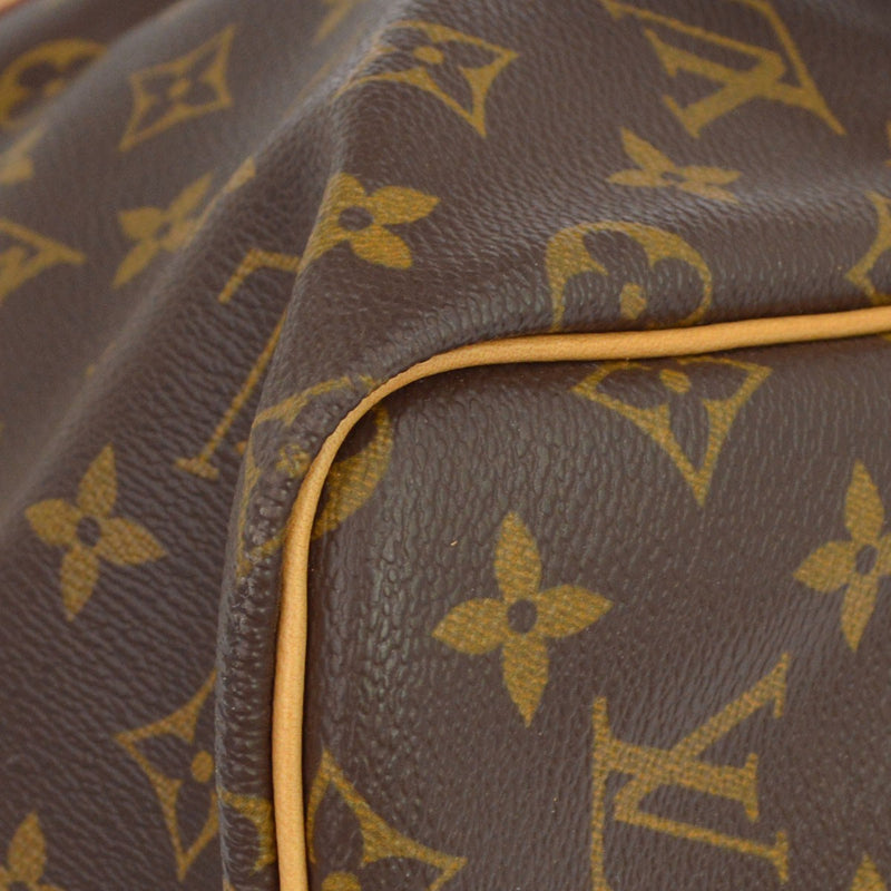 Louis Vuitton Keepall Bandouliere Monogram Canvas Brown Bag