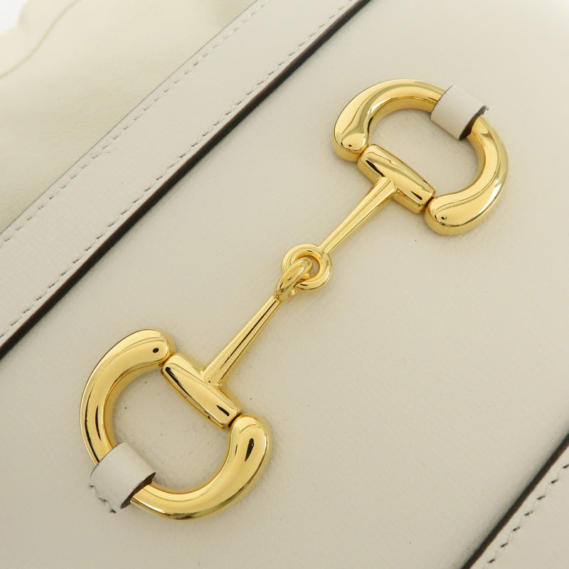 Gucci Horsebit 1955 Bucket Leather Beige Bag