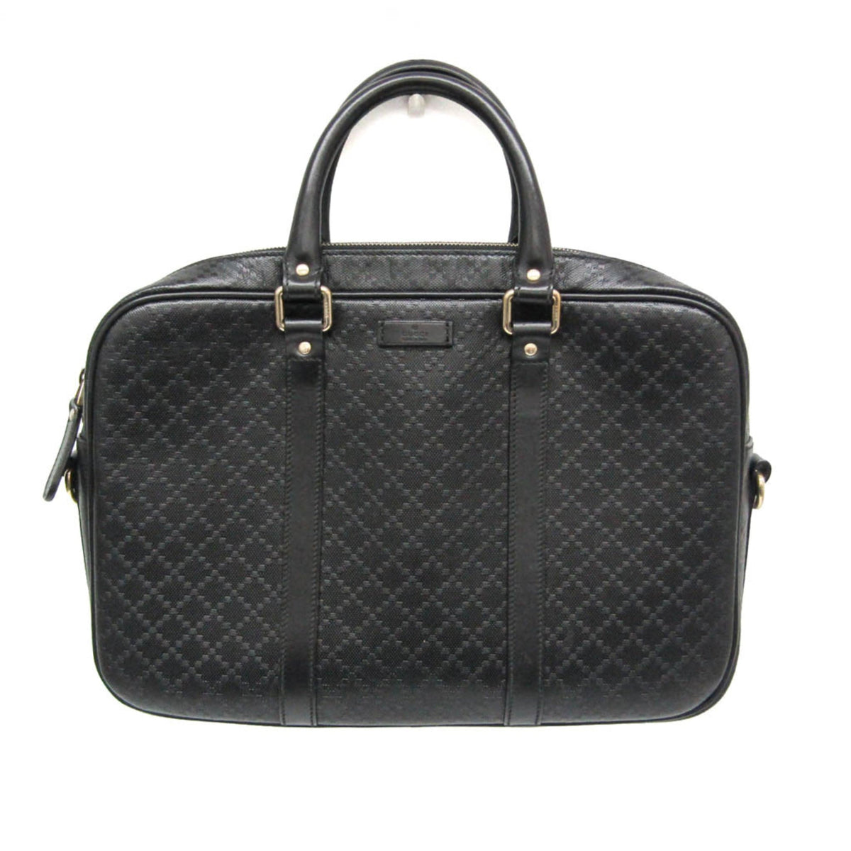 Gucci Bright Convertible Diamante Leather Black Bag