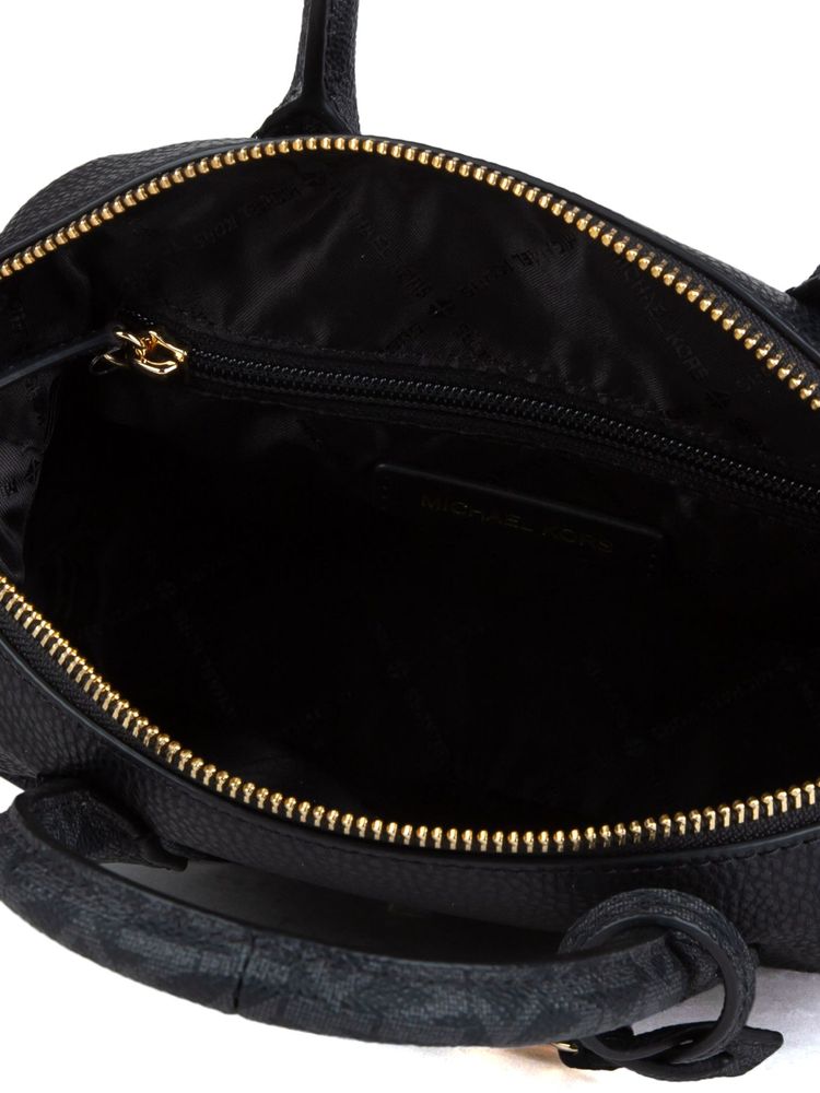 Michael Kors Gigi Tote Bag — Black 89.coated Canvas