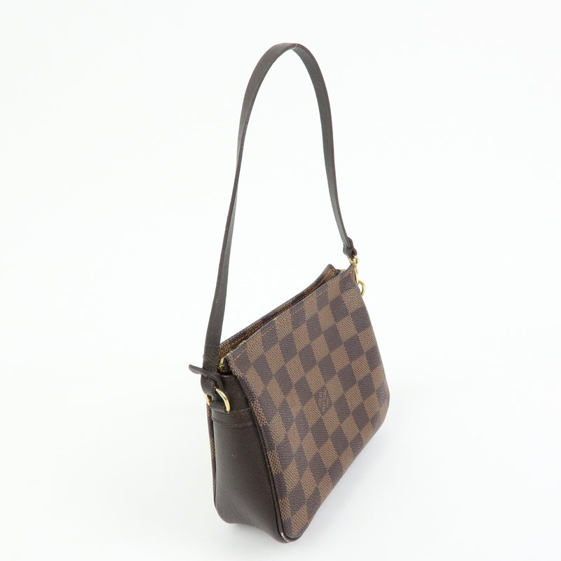 Louis Vuitton Trousse Make Up Damier Brown Canvas Bag