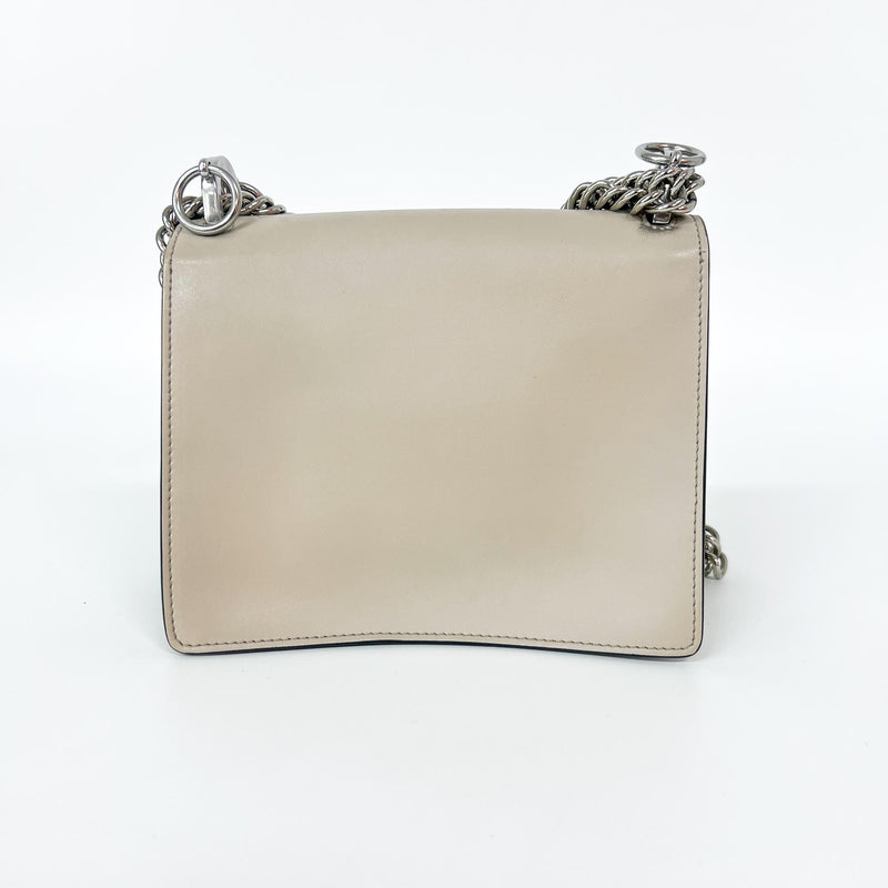 Fendi Kan I Leather Ecru Bag