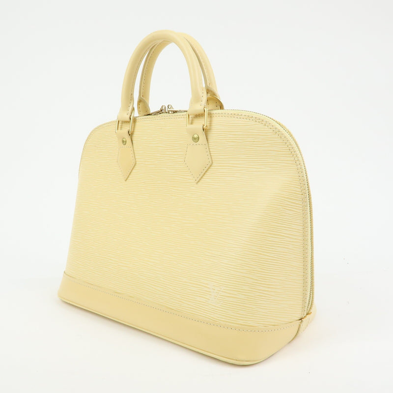 Louis Vuitton Alma Epi Leather Beige Bag