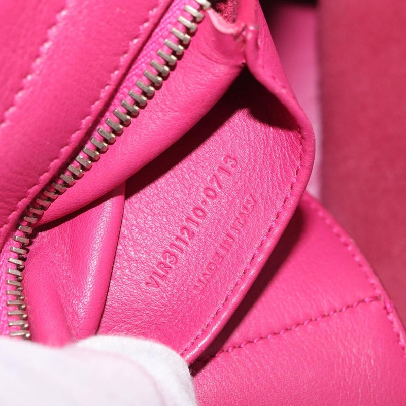 Saint Laurent Classic Y Cabas Leather Pink Bag