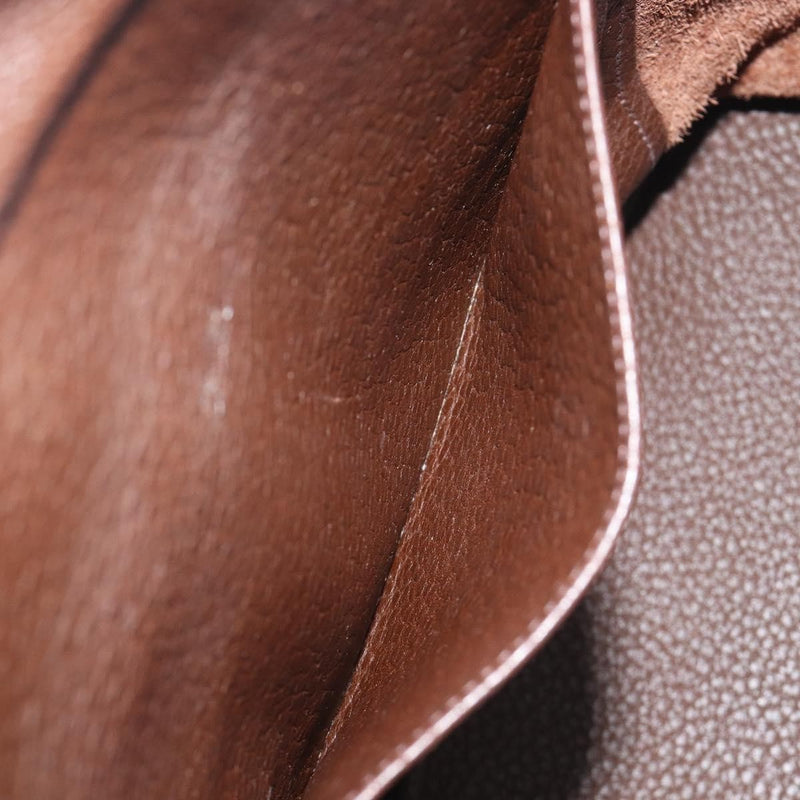 Hermes Sac Good News Leather Brown Bag