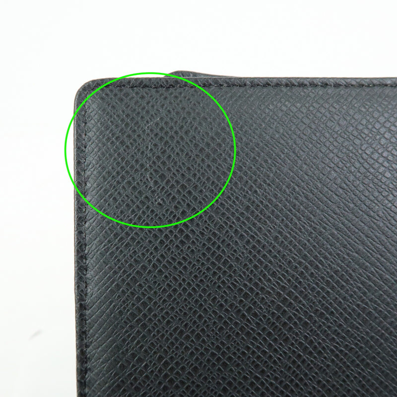 Louis Vuitton Ring Agenda Cover Taiga Leather Gray Bag