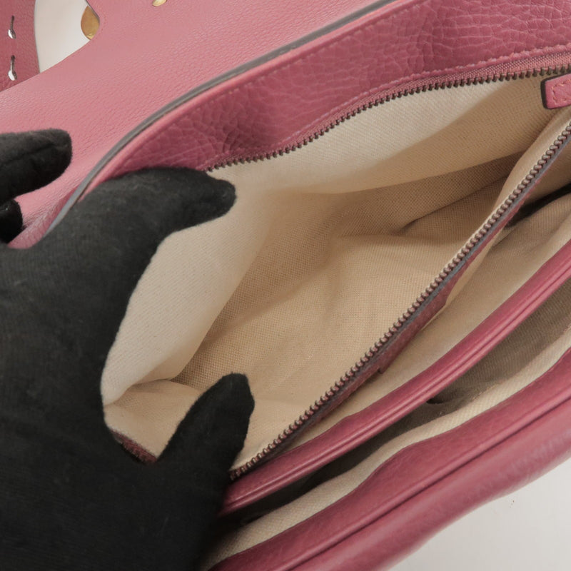 Gucci Gg Marmont Leather Pink Bag