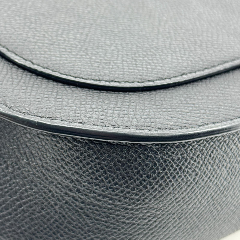 Celine Trotteur Calfskin Black Leather Bag