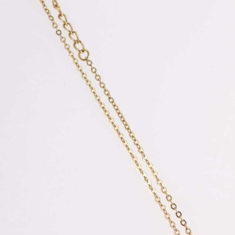 Christian Dior Logo Heart Pendant Metal Gold Bijoux
