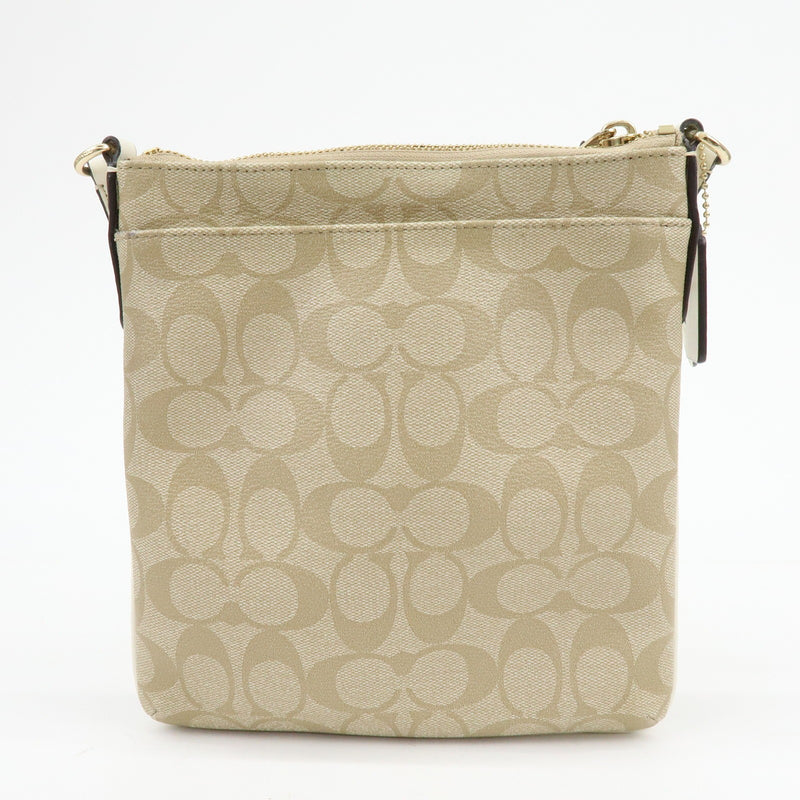 Coach Shoulder Canvas Beige Bag