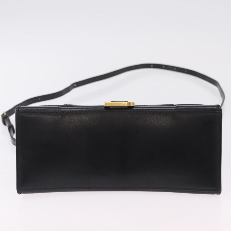 Balenciaga Graffiti Hourglass Top Handle Leather Black Bag