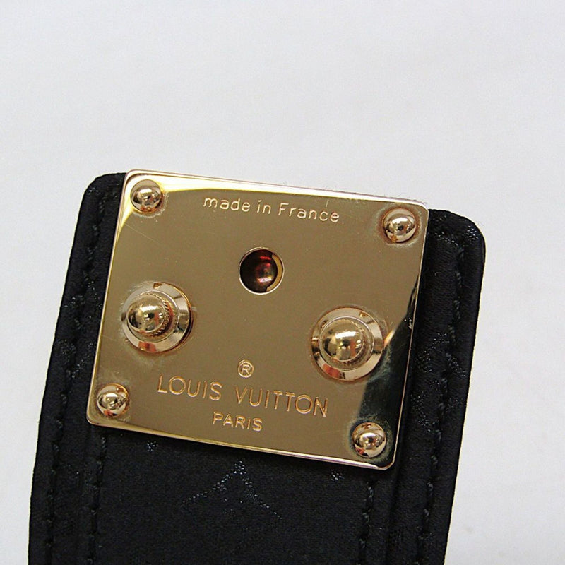Louis Vuitton S Lock Damier Vernis Black Satin Bijoux