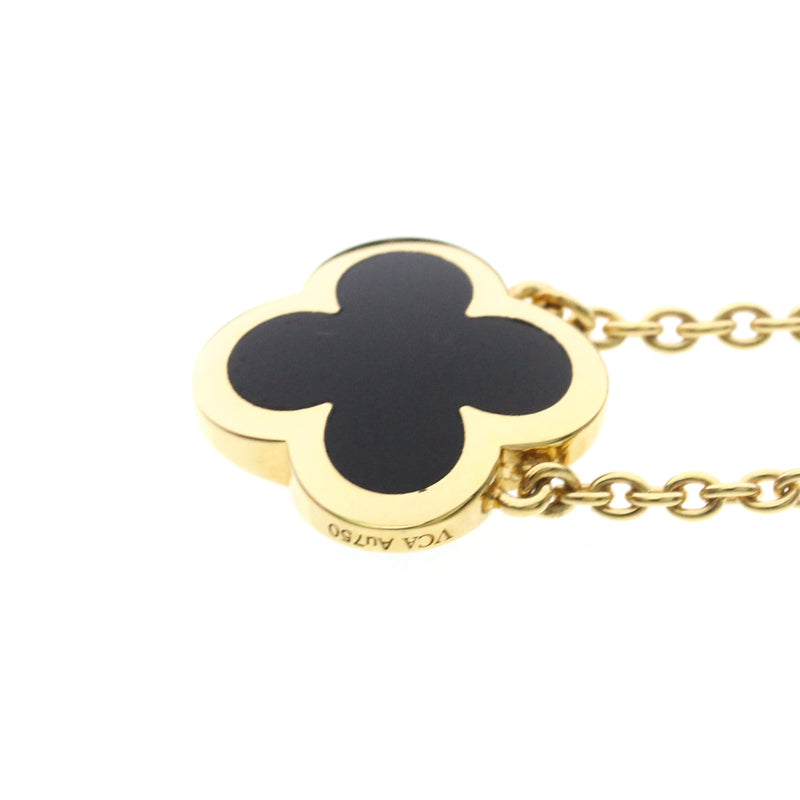 Van Cleef & Arpels Pure Alhambra Pendant 18k Yellow Gold And Onyx Yellow_gold Bijoux